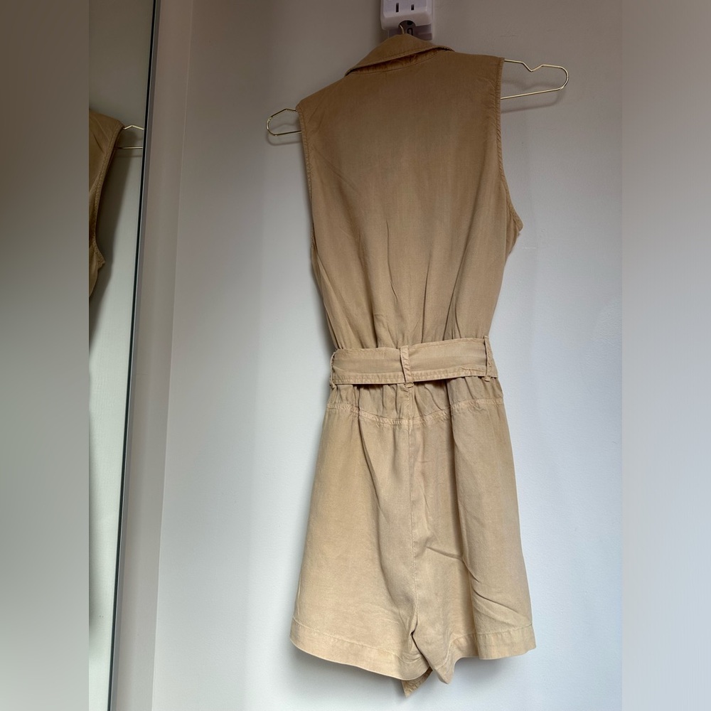 Anthropologie Cloth & Stone utility romper sleeveless - Picture 7 of 11